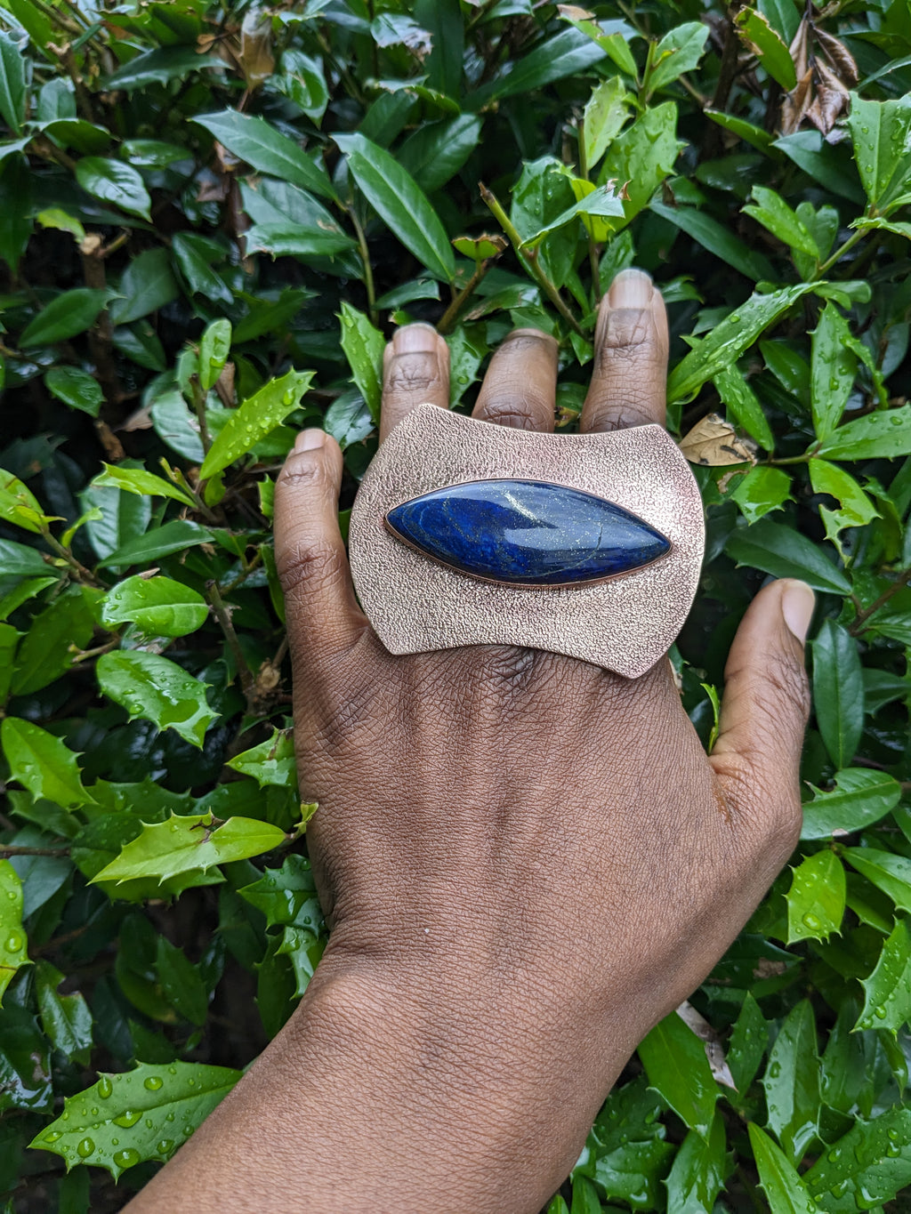 Lapis Marquis Ring