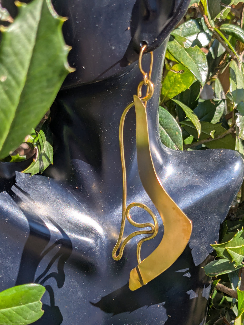 Irma Stern Brass Earrings