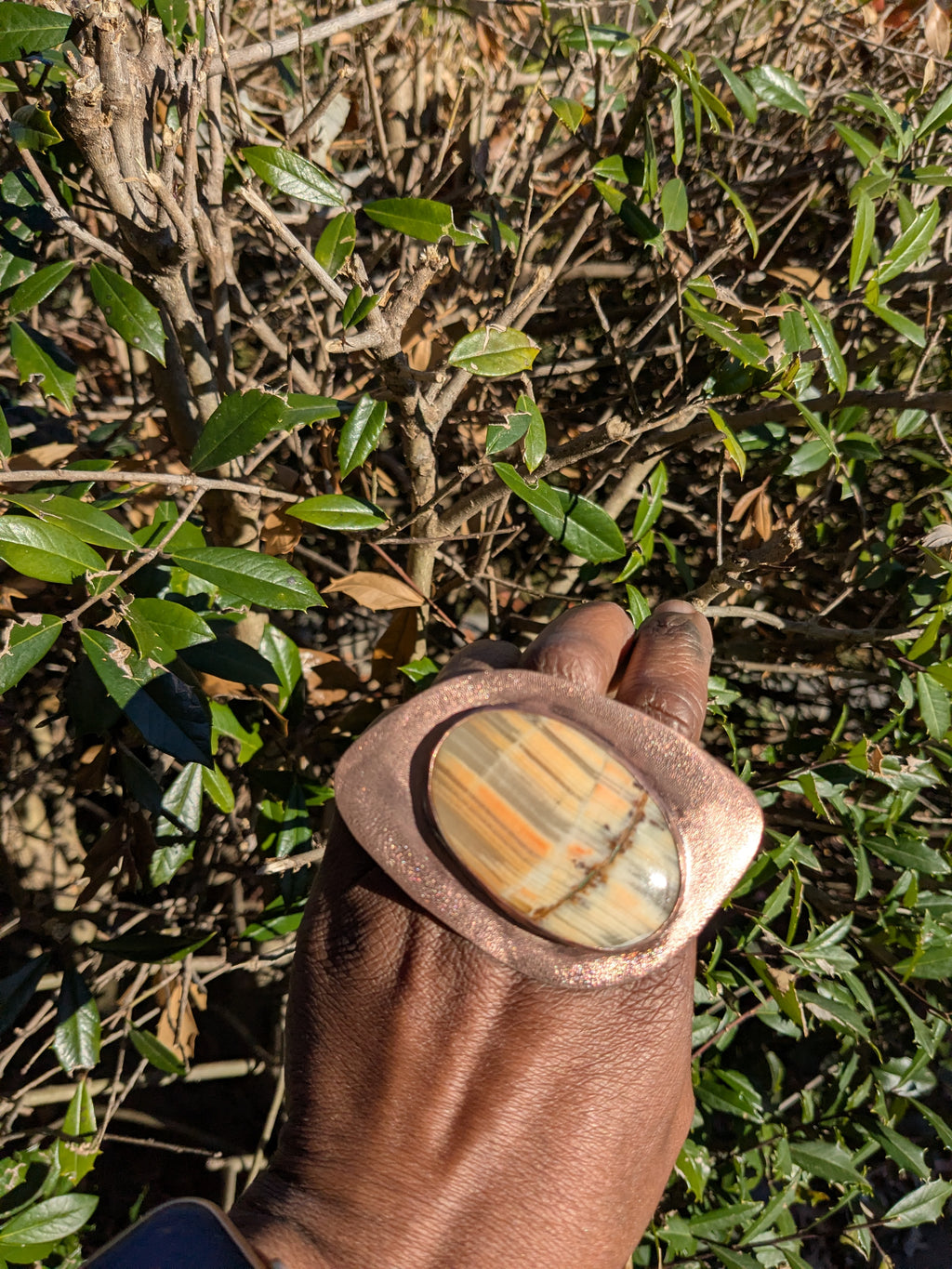 Eartha Kitt Copper Ring