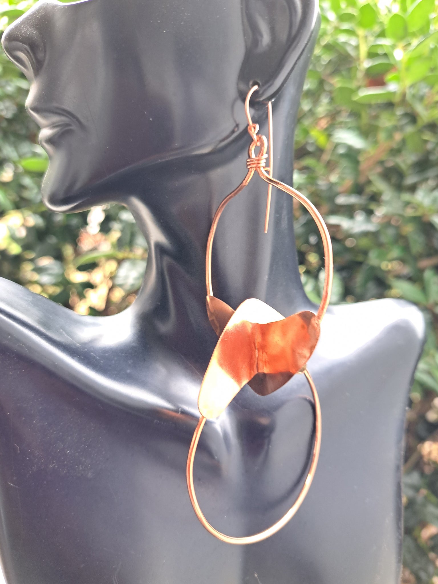 Janet Bragg Copper Orbit Earrings