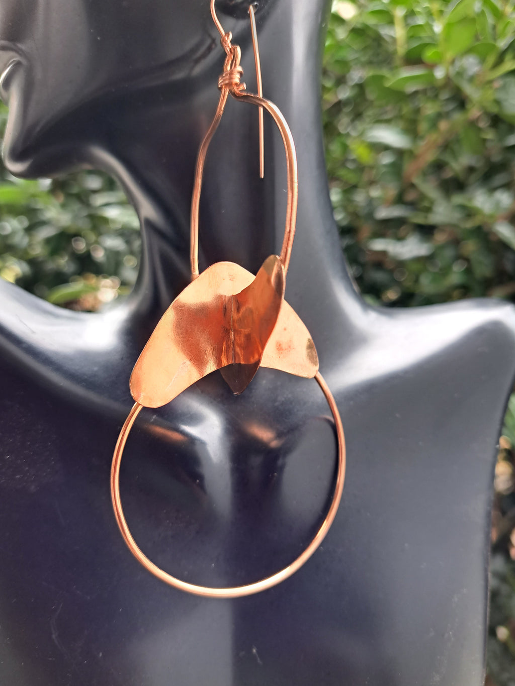 Janet Bragg Copper Orbit Earrings